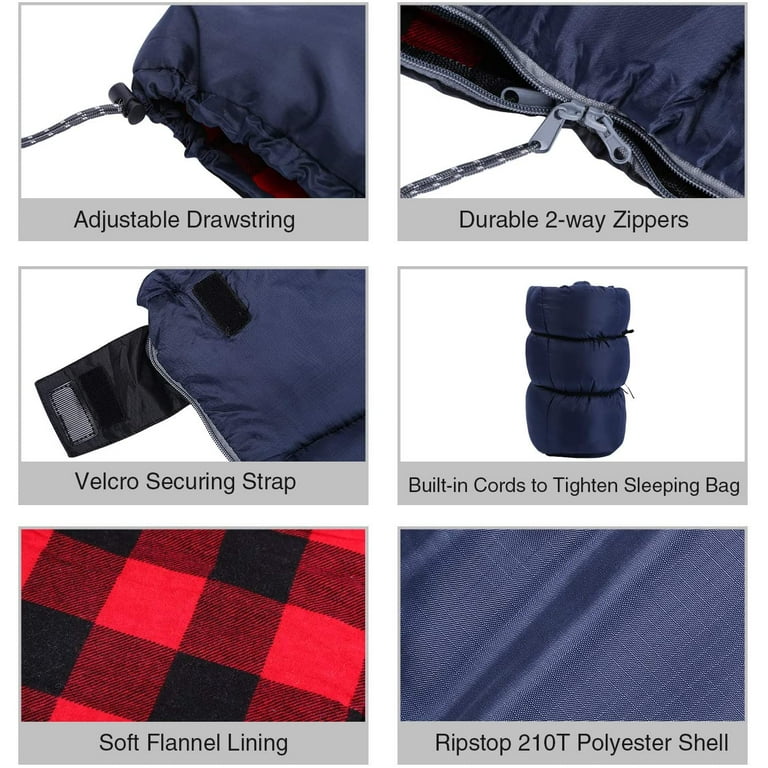 Cotton shell 2024 sleeping bags
