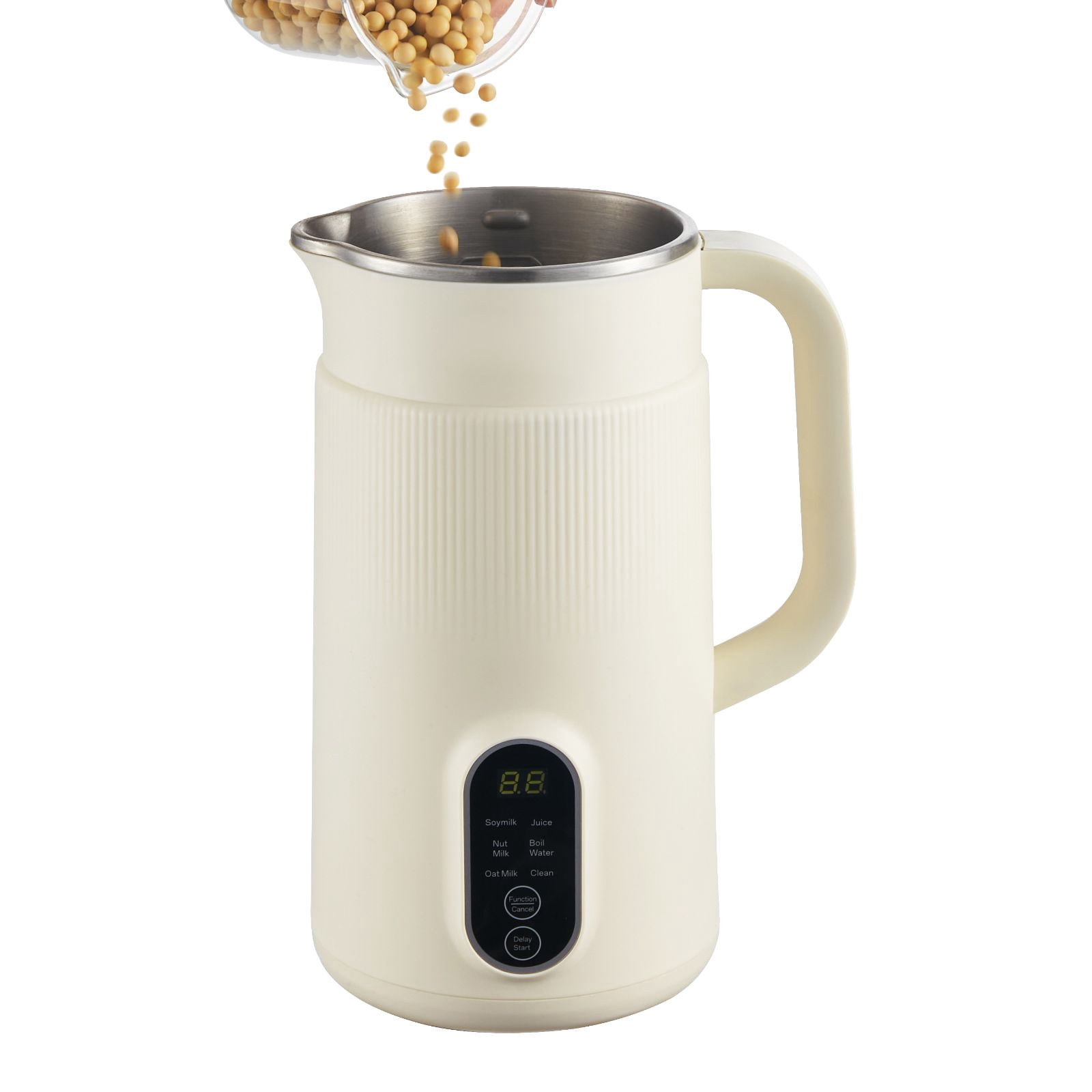Dranite High-Temp Self-Cleaning 6-in-1 Nut Milk Maker, 20 oz 6 Blades for Soy, Oat, Non-Dairy Milk, Juice & Boil Water Function