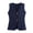 *Navy, variant on Women's V Neck Sleeveless Vest, Button Front Casual Waistcoat Jacket Navy,Womens Plus S