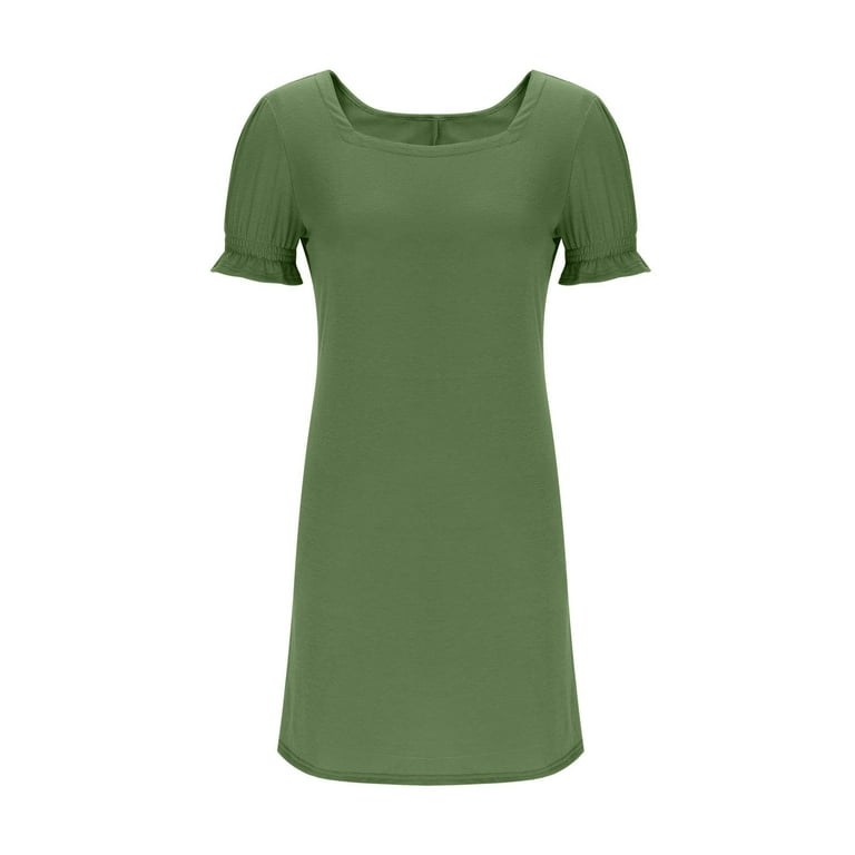navy blue dress for baby girl Chocolate Square Neck A-line Midi Dress – AX Paris main image 1