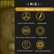 Darmoshark M3 Optical Esports Gaming Mouse Wireless Bluetooth 3-Mode 26000 DPI PAM3395 TTC Microswitch Mice For Computer Laptop PC