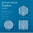 thumbnail image 2 of Mod Podge Resin Silicone Coaster Molds, 3 Pack, 2 of 5