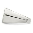 thumbnail image 3 of Sterling Silver 12x15mm Open Back Signet Ring, 3 of 6