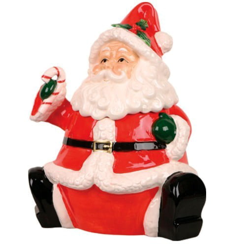 Dollhouse Miniature Christmas Santa Claus Candy Jars & Cookie Sheet 