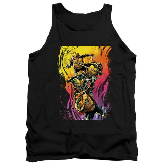 TMNT Teenage Mutant Ninja Turtles Hot Rainbow Warriors Unisex Adult Tank Top