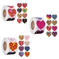 thumbnail image 1 of 1500 pegatinas de diseño de corazón/1" círculo 4 de julio pegatinas/pegatinas patrióticas JAMW Sencillez, 1 of 5