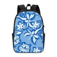 thumbnail image 2 of YFYANG 17" Laptop Backpack, Blue Flower Doodle Fashion Travel Work Backpack with USB and Headphone Cable Interface for Men and Women, 2 of 8