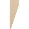 thumbnail image 3 of 4"W x 8"D x 24"H Thin Concord Rough Cedar Woodgrain TimberThane Corbel, Primed Tan, 3 of 6
