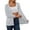 Light Gray, variant on Women's Long Sleeve Jacket, Lightweight Full-Zip Sweatshirt Coat with Pockets, Comfortable Casual Winter Loungewear for All Seasons
