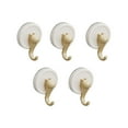 thumbnail image 2 of ROLKFUK Organizing Racks 5Pcs Damage-Free Adhesive Hooks - Waterproof, No Drilling, Beige | Christmas, Bathroom Kitchen, 2 of 6
