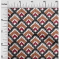 thumbnail image 1 of oneOone Polyester Lycra Fabric Argyle Style Ikat Print Sewing Fabric BTY 56 Inch Wide, 1 of 4