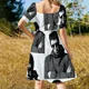 thumbnail image 5 of Abubilla: Upupa epops hudhud Vestido de manga corta Vestido de verano para mujer Vestido de mujer Vestidos de fiesta para mujer, 5 of 7