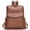 A-Brown, variant on Backpack for Women Leather Fashion Designer Backpack Convertible Shoulder Satchel Bag for Travel College Work Bag