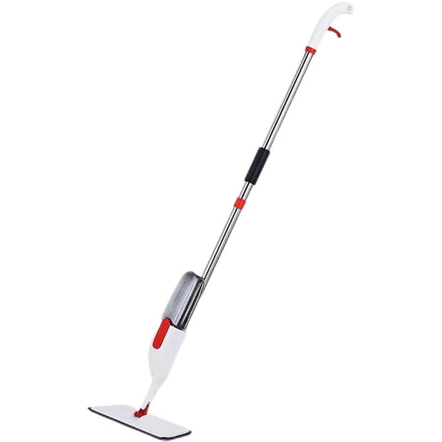 Kctiaxy Mop Products Spray Mop for Floor Cleaning, Long Handle Commercial Mops 16 Inch Microfiber Pads and Bottle 50 Inch Mops for Home Use, Dry and Wet Daily Clean for Kitchen Appliances
