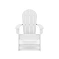 thumbnail image 4 of Miekor Furniture White Adirondack Chair – Premium HDPE Poly Lumber for Pool, Patio, and Garden Elegance 8777, 4 of 5