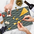 thumbnail image 2 of Geometric Cutting Board, Abstract Retro Composition with Lines Triangle Motifs Minimalistic Design, Decorative Tempered Glass Cutting and Serving Board, in 3 Sizes, by Ambesonne, 2 of 3