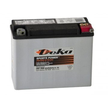 Deka ETX18L AGM Power Sport Battery (340 CCA) (Best 1000 Cca Battery)