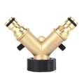 thumbnail image 2 of Conector Rápido De Manguera, Divisor De Manguera En Forma De Y A Prueba De Fugas G3/4 Para Invernadero Para Jardín Octpeak Hose Quick Connector, 2 of 8