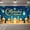 1A-180X110cm, variant on Golden Calligraphy Ramadan Banner Blue Night Sky Islamic Backdrop Ornate Crescent Moon Illuminated Lanterns Mosque Scene Display for Ramadan Celebration Family Gathering Religious Ceremony