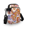 thumbnail image 3 of HELLHERO Crossbody Sling Bags for Adults Outdoor Daily Use Deep Red Roses Underarm Shoulder Bag Double Layer, 3 of 7