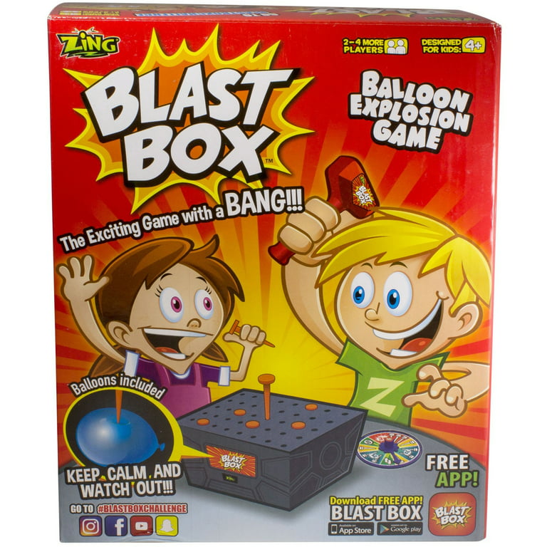  IPUDIS Whack a Balloon Game,Wack a Balloon Game,Best Blast Box Balloon  Game,Pop The Balloon Game,Explosion Box Balloon Game,Tricky Balloon Desktop  Board Games for Family Gatherings (Color : 1 Set) : Everything