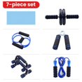 thumbnail image 2 of Blue Abdominal Wheel Set 7-Piece Set Push-Ups Abdominal Wheel Dual, 2 of 5