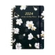 thumbnail image 1 of Planificador semanal de Año Nuevo 2024, cuaderno de diario portátil de 12 meses, logre su Flor blanca, 1 of 9