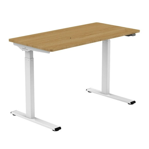 Ergopixel Altura Leggero Series Height Adjustable Desk 1.2m - Bamboo/White