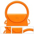 thumbnail image 1 of Bolso de mano con anillo redondo para mujer, bolso de hombro con diseño de círculo grande, bolso de hombro de cuero Wdftyju Para Estrenar, 1 of 3