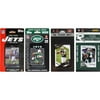 C & I Collectables JETS4TS NFL New York Jets 4 Different Licensed Trading Card Team Sets