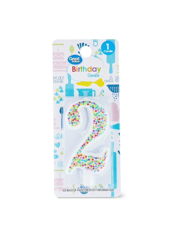 Number Candles in Party & Birthday Candles
