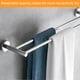 thumbnail image 5 of Toalleros de baño dobles, toalleros para lavabo de baño, toallero de acero inoxidable para montaje en pared, 5 of 7