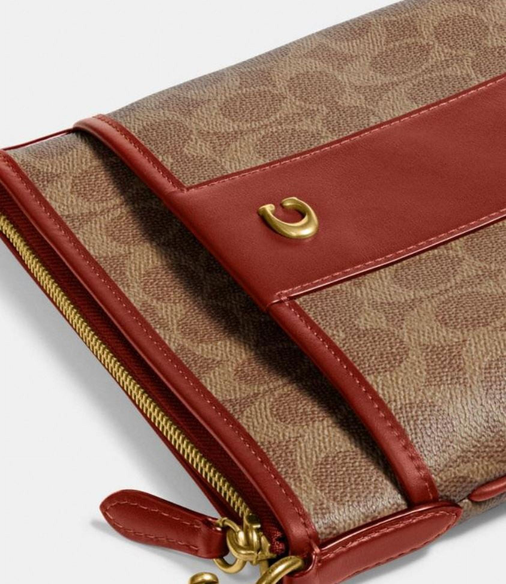 COACH Womens Signature Kitt Messenger Crossbody Bag with