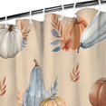 thumbnail image 3 of Fall Pumpkins Leaves Pattern Shower Curtain 36"x72" ,Bathroom Decorative Shower Curtains Set with 12 Hooks,Modern Waterproof Washable Shower Curtain, 3 of 6