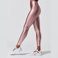 thumbnail image 4 of Pantalones de yoga de exterior, nuevos pantalones casuales de cintura alta, estilo europeo, de color bronce y liso, pantalones ajustados, 4 of 6