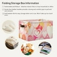 thumbnail image 6 of GZHJMY Romantic Valentines Day Storage Bins Foldable Canvas Fabric Storage Basket with Handles for Organizing, Large Storage Baskets for Shelves Closet Collapsible Organizer, 6 of 7