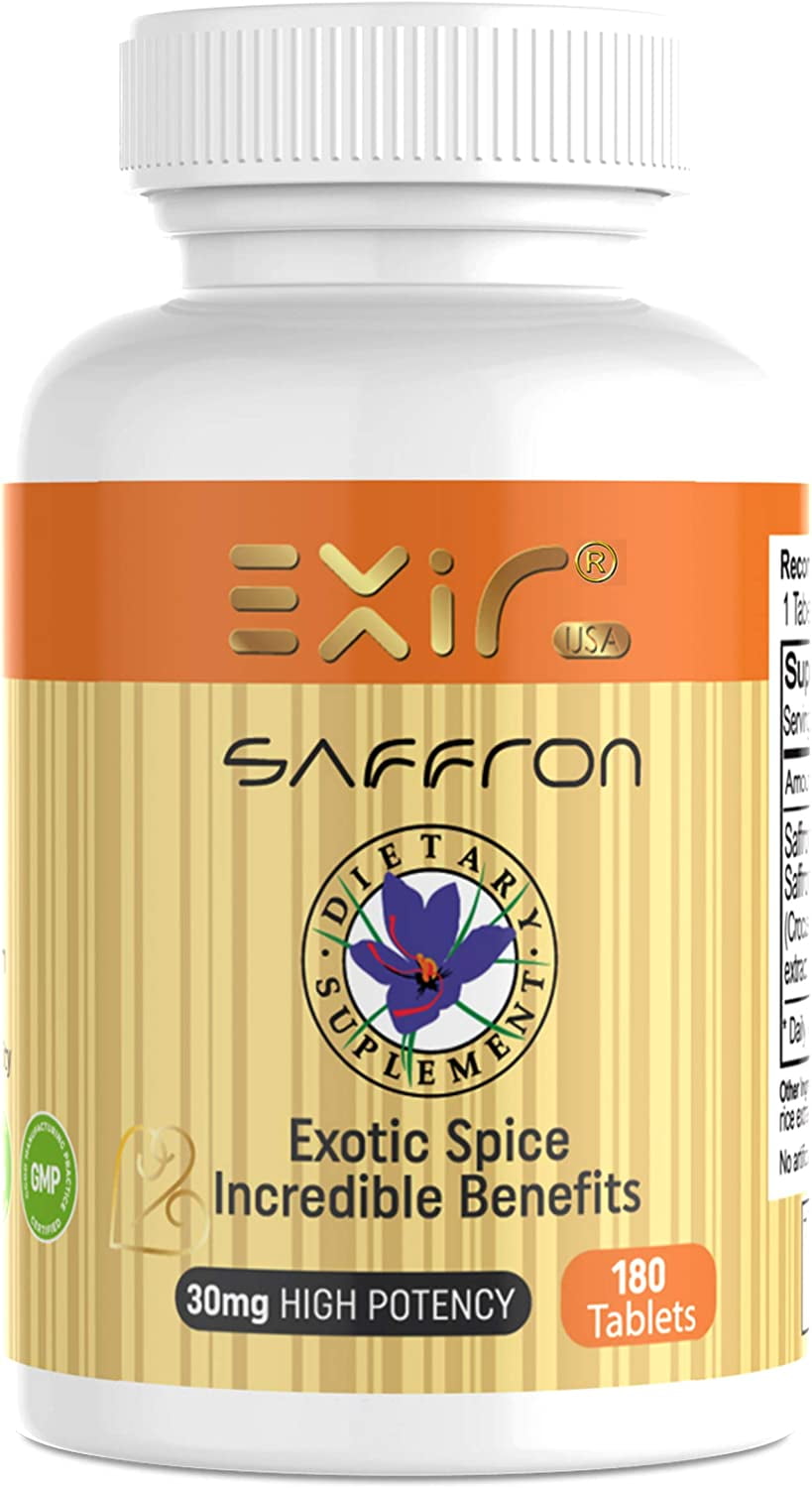  Saffron & Saffron Extract Supplement Immune, Memory, Metabolism