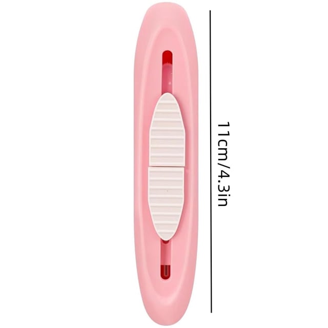 Automatic Needle Threader for Hand Sewing and Seam Removal Tool 2-in-1 Stainless Steel Embroidery Floss Threading Aid