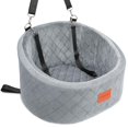 thumbnail image 1 of Asiento de coche para perros Lealchum para perros pequeños de hasta 14 kg, ultrasuave, 1 of 6
