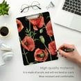 thumbnail image 5 of FMSHPON Poppies Flowers Clipboard Hardboard Wood Nursing Clip Board and Pull for Standard A4 Letter 13x9 inches, 5 of 8