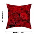 thumbnail image 4 of Fiudx Ofertas Y Liquidación Fundas De Almohada Para El Día De San Valentín, Funda De Almohada De Tela Similar A La Piel De Melocotón, 18X18 Pulgadas, Decoración Del Día De San Valentín Para Sofá, 4 of 7