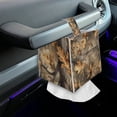 thumbnail image 7 of Psesaysky Hunting Camo Tissue Box Cover Square, Waterproof PU Leather Car Tissue Holder Facial Napkin Organizer Fashion Decorative on Table and Bathroom, Office, 7 of 7