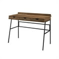 thumbnail image 1 of 42" 3 Drawer Angled Front Desk - Reclaimed Barnwood, 1 of 10