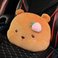 thumbnail image 1 of Lindo reposacabezas de coche de dibujos animados, accesorio de peluche para coche, protección para el cuello, almohada para la cintura, linda funda para cinturón de seguridad, almohada para coche, 1 of 6