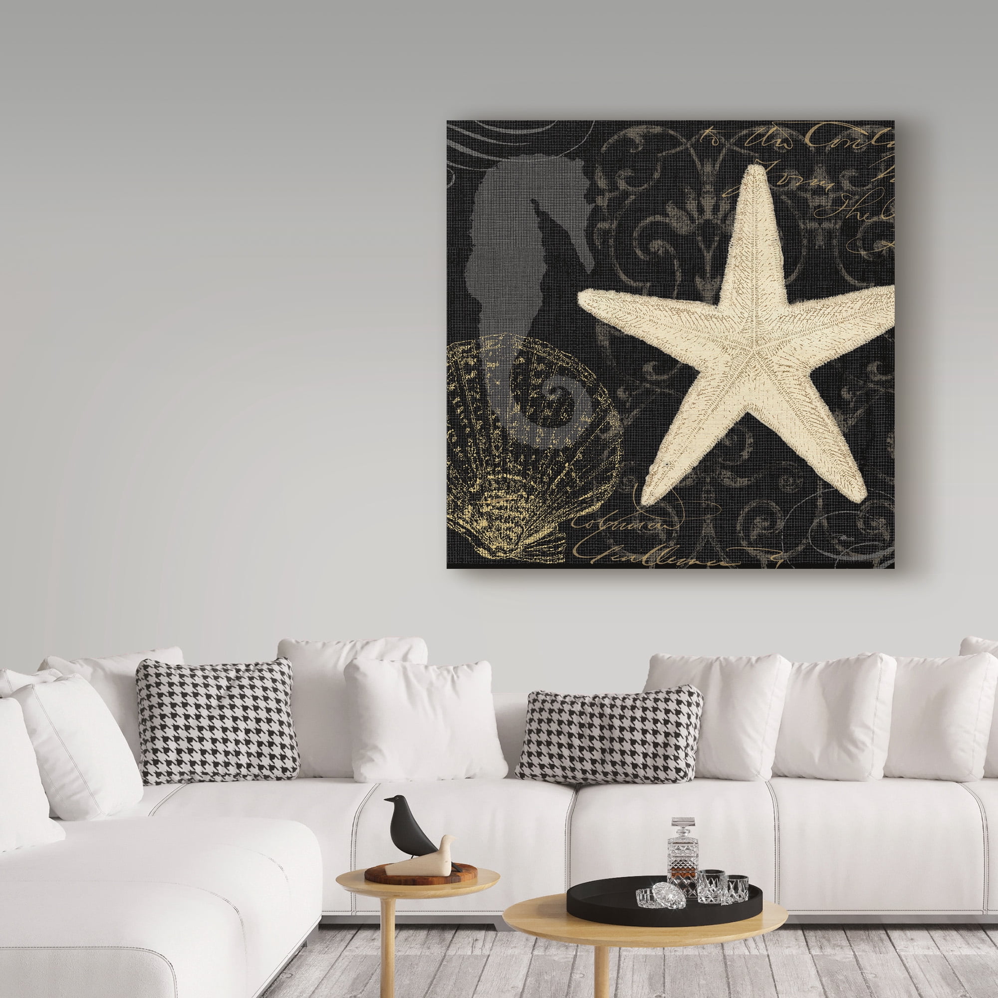 Trademark Fine Art 'Coastal Moonlight I' Canvas Art by Pela Studio