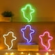 thumbnail image 2 of Halloween Night Light Desktop LED Fantasma en forma de luz de neón sin batería, 2 of 7