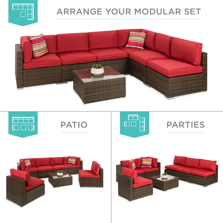 Best choice products 2024 7 piece modular