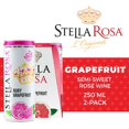 thumbnail image 4 of Stella Rosa Ruby Rose Grapefruit Semi-Sweet Rose Wine, 2 Pack, 250ml Aluminum Cans, Piedmont Italy, 4 of 17
