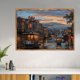 thumbnail image 4 of 5D bricolaje completo taladro diamante pintura calle ciudad tranquila punto de cruz bordado Likrtyny decoración de arte, 4 of 9