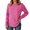 Hot Pink, variant on Stylish Pullover Sweater for Women – Long Sleeve Crewneck Tunic Top, Fall Winter 2025 Trendy Fashion Outfit, Plus Size Available